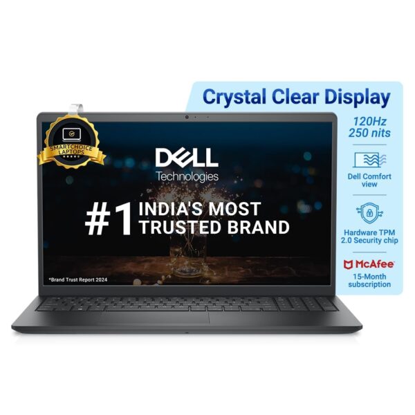 Dell 15 Thin & Light Laptop, Intel Core i5-1235U Processor/16GB DDR4+512GB SSD/Intel UHD Graphics/15 Inch (38cm) FHD Display/Windows 11 + MSO'21/15 Month McAfee/Carbon Black/Spill Resistant KB/1.69kg
