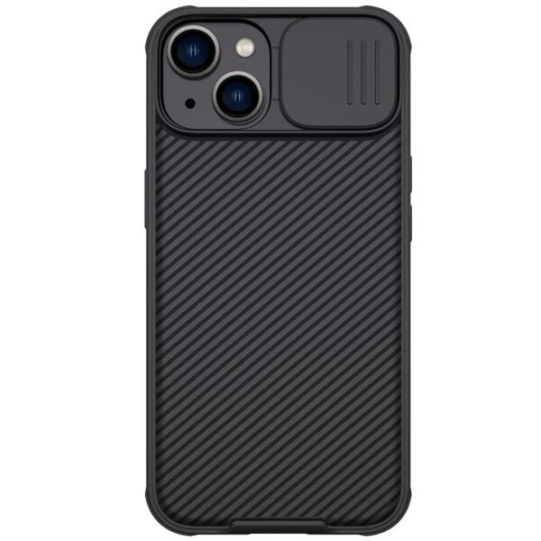 Y5 Case Cover for Apple iPhone 14 (6.1" Inch) CamShield Pro Camera Slider Double Layered Protection TPU + PC Black Color