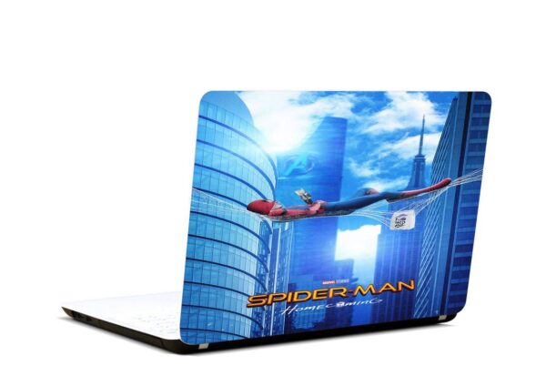 5 Ace HD Spider Man Laptop Skin, for 10 to17inch for Dell, Lenovo, Acer, HP, Sony,Apple,MacBook (Multi Color,Vinyl)