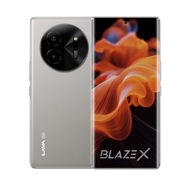 Lava Blaze X 5G - Titanium Grey (6GB RAM | 128GB Storage) - Segment First 5G Curved AMOLED Display* | 64MP Sony Sensor Camera | Upto 12GB Expandable RAM | Latest MediaTek 5G Processor