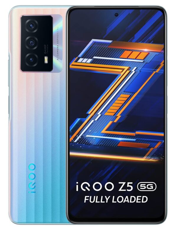 (Refurbished) iQOO Z5 5G (Cyber Grid, 8GB RAM, 128GB Storage)