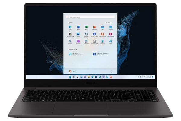 Samsung Galaxy Book2 (NP550) Intel 12th Gen core i5 39.6cm (15.6") FHD Thin & Light Laptop (8 GB/512 GB/Windows 11/MS Office/Backlit Keyboard/Finger Print Reader/Graphite/1.8Kg), NP550XED-KA1IN