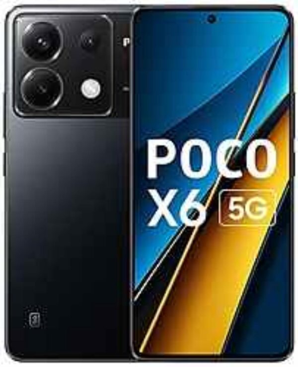 POCO X6 5G (Mirror Black, 12 GB RAM 256 GB Storage)