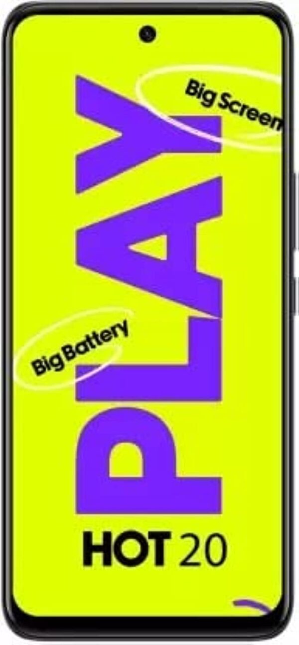 (Refurbished) Infinix HOT 20 Play (64 GB) (4 GB RAM) (Black)
