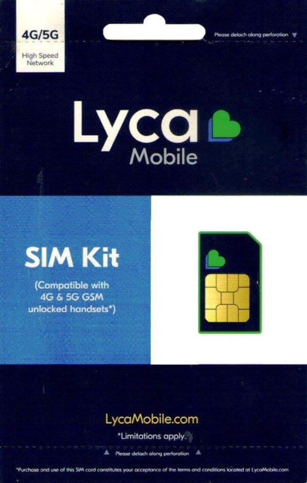 Lyca LycaMobile SIM Unlimited Calling in USA/India with 12GB Data Only for USA Will not Work in India